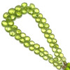 Natural Peridot Briolette Faceted Flat Heart Beads | 5-8mm | 57 Pcs 62 Carats | Intense Green VS Clarity | Semiprecious Gemstone Jewelry Making