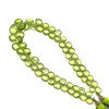 Natural Peridot Briolette Faceted Flat Heart-Shaped Beads | 5-8mm | 63 Pcs 49 Carats | Intense Green VVS Clarity | Semiprecious Gemstone Jewelry Making