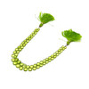 Natural Peridot 5-7.5mm Flat Heart Briolette Cut Semiprecious Gemstone