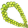 Natural Peridot Briolette Faceted Flat Heart Beads | 6-9.5mm | 55 Pcs 85 Carats | Intense Green VVS Clarity | Semiprecious Gemstone Jewelry Making