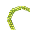 Natural Peridot 6-9.5mm Flat Heart Briolette Cut Semiprecious Gemstone