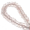 Natural Rose Quartz Briolette Faceted Drop Beads | 9x6mm | 84 Pcs 176 Carats | Baby Rose Pink VVS Clarity | Semiprecious Gemstone Jewelry Making