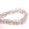 Natural Rose Quartz 9x6mm Drop Briolette Cut Semiprecious Gemstone