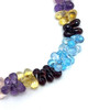 Natural Blue Topaz, Garnet, Rose Quartz, Citrine 8x6-12.5x7mm Drop Briolette Cut Semiprecious Gems