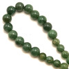 Natural Jade Plain Smooth Ball Beads | 8-10mm | 21 Pcs 122 Carats | Viridian Green VS Clarity | Semiprecious Gemstone Jewelry Making