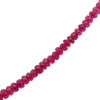 Natural Ruby 4.5mm Rondelle Facet Cut VS Clarity Fuschia Color Loose Precious Gemstone
