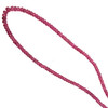 Natural Ruby 4.5mm Rondelle Facet Cut VS Clarity Fuschia Color Loose Precious Gemstone