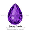 Amethyst Africa Natural Loose Gemstone 8x6mm Pear Checkerboard Cut FL VVS VS SI1 SI I PK Clarity February Birthstone | Jewelry Stones