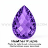 Amethyst Africa Natural Loose Gemstone 8x6mm Pear Checkerboard Cut FL VVS VS SI1 SI I PK Clarity February Birthstone | Jewelry Stones