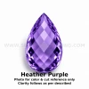 Amethyst Africa Natural Loose Gemstone 10x7mm Pear Briolette Cut FL VVS VS SI1 SI I PK Clarity February Birthstone | Jewelry Stones