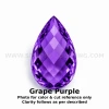 Amethyst Africa Natural Loose Gemstone 10x7mm Pear Briolette Cut FL VVS VS SI1 SI I PK Clarity February Birthstone | Jewelry Stones