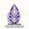 Amethyst Africa Natural Loose Gemstone 10x7mm Pear Briolette Cut FL VVS VS SI1 SI I PK Clarity February Birthstone | Jewelry Stones