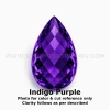 Amethyst Africa Natural Loose Gemstone 10x7mm Pear Briolette Cut FL VVS VS SI1 SI I PK Clarity February Birthstone | Jewelry Stones
