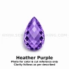 Amethyst Africa Natural Loose Gemstone 8x5mm Pear Briolette Cut FL VVS VS SI1 SI I PK Clarity February Birthstone | Jewelry Stones