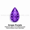 Amethyst Africa Natural Loose Gemstone 8x5mm Pear Briolette Cut FL VVS VS SI1 SI I PK Clarity February Birthstone | Jewelry Stones