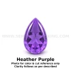 Amethyst Africa Natural Loose Gemstone 7x5mm Pear Bufftop Cut FL VVS VS SI1 SI I PK Clarity February Birthstone | Jewelry Stones