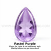 Amethyst Africa Natural Loose Gemstone 8x6mm Pear Bufftop Cut FL VVS VS SI1 SI I PK Clarity February Birthstone | Jewelry Stones