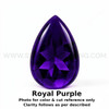 Amethyst Africa Natural Loose Gemstone 8x6mm Pear Bufftop Cut FL VVS VS SI1 SI I PK Clarity February Birthstone | Jewelry Stones