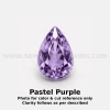 Amethyst Africa Natural Loose Gemstone 6x4mm Pear Flower Facet Cut FL VVS VS SI1 SI I PK Clarity February Birthstone | Jewelry Stones