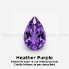 Amethyst Africa Natural Loose Gemstone 6x4mm Pear Flower Facet Cut FL VVS VS SI1 SI I PK Clarity February Birthstone | Jewelry Stones