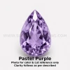 Amethyst Africa Natural Loose Gemstone 12x8mm Pear Flower Facet Cut FL VVS VS SI1 SI I PK Clarity February Birthstone | Jewelry Stones