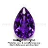 Amethyst Africa Natural Loose Gemstone 9x6mm Pear Flower Facet Cut FL VVS VS SI1 SI I PK Clarity February Birthstone | Jewelry Stones