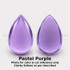 Amethyst Africa Natural Loose Gemstone 8x6mm Pear Cabochon Cut FL VVS VS SI1 SI I PK Clarity February Birthstone | Jewelry Stones