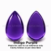 Amethyst Africa Natural Loose Gemstone 10x7mm Pear Cabochon Cut FL VVS VS SI1 SI I PK Clarity February Birthstone | Jewelry Stones