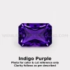 Amethyst Africa Natural Loose Gemstone 7x5mm Octagon Princess Cut FL VVS VS SI1 SI I PK Clarity February Birthstone | Jewelry Stones