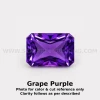 Amethyst Africa Natural Loose Gemstone 7x5mm Octagon Princess Cut FL VVS VS SI1 SI I PK Clarity February Birthstone | Jewelry Stones