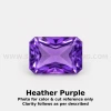Amethyst Africa Natural Loose Gemstone 7x5mm Octagon Princess Cut FL VVS VS SI1 SI I PK Clarity February Birthstone | Jewelry Stones
