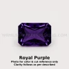 Amethyst Africa Natural Loose Gemstone 7x5mm Octagon Princess Cut FL VVS VS SI1 SI I PK Clarity February Birthstone | Jewelry Stones