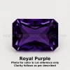 Amethyst Africa Natural Loose Gemstone 11x9mm Octagon Princess Cut FL VVS VS SI1 SI I PK Clarity February Birthstone | Jewelry Stones