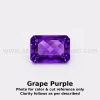 Amethyst Africa Natural Loose Gemstone 7x5mm Octagon Checkerboard Cut FL VVS VS SI1 SI I PK Clarity February Birthstone | Jewelry Stones