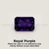 Amethyst Africa Natural Loose Gemstone 7x5mm Octagon Checkerboard Cut FL VVS VS SI1 SI I PK Clarity February Birthstone | Jewelry Stones