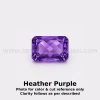 Amethyst Africa Natural Loose Gemstone 7x5mm Octagon Checkerboard Cut FL VVS VS SI1 SI I PK Clarity February Birthstone | Jewelry Stones