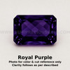Amethyst Africa Natural Loose Gemstone 9x7mm Octagon Checkerboard Cut FL VVS VS SI1 SI I PK Clarity February Birthstone | Jewelry Stones