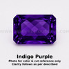 Amethyst Africa Natural Loose Gemstone 9x7mm Octagon Checkerboard Cut FL VVS VS SI1 SI I PK Clarity February Birthstone | Jewelry Stones