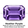 Amethyst Africa Natural Loose Gemstone 8x6mm Octagon Bufftop Cut FL VVS VS SI1 SI I PK Clarity February Birthstone | Jewelry Stones