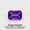 Amethyst Africa Natural Loose Gemstone 7x5mm Octagon Step Cut FL VVS VS SI1 SI I PK Clarity February Birthstone | Jewelry Stones