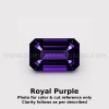 Amethyst Africa Natural Loose Gemstone 7x5mm Octagon Step Cut FL VVS VS SI1 SI I PK Clarity February Birthstone | Jewelry Stones
