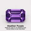Amethyst Africa Natural Loose Gemstone 8x6mm Octagon Step Cut FL VVS VS SI1 SI I PK Clarity February Birthstone | Jewelry Stones