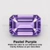 Amethyst Africa Natural Loose Gemstone 14x10mm Octagon Step Cut FL VVS VS SI1 SI I PK Clarity February Birthstone | Jewelry Stones