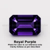 Amethyst Africa Natural Loose Gemstone 14x10mm Octagon Step Cut FL VVS VS SI1 SI I PK Clarity February Birthstone | Jewelry Stones