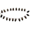 Natural Smoky Quartz Rice 14x7mm Briolette Cut VVS Clarity Mocha Brown Color Loose Gemstone