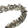 Natural Smoky Quartz Pear 9x6-10x8mm Briolette Cut VVS Clarity Mocha Brown Color Loose Gemstones