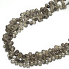 Natural Smoky Quartz Drop 6x4-7x4mm Briolette Cut VVS Clarity Walnut Brown Color Gems