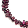 Natural Rhodolite Drop 5x3, 6x4mm Briolette Cut Mulberry Color VVS Clarity Drilled Gemstone