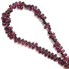 Natural Rhodolite | Briolette Facet Cut | Drop Shape | Gemstone Beads | 5x3–6x4mm | Mulberry Color | 115 Pcs 55 Carats | VVS Clarity | January Birthstone | Jewelry Making