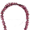 Natural Rhodolite 5x3, 6x3, 6x4mm Drop Briolette Cut Mulberry Color VVS Clarity Drilled Gemstone